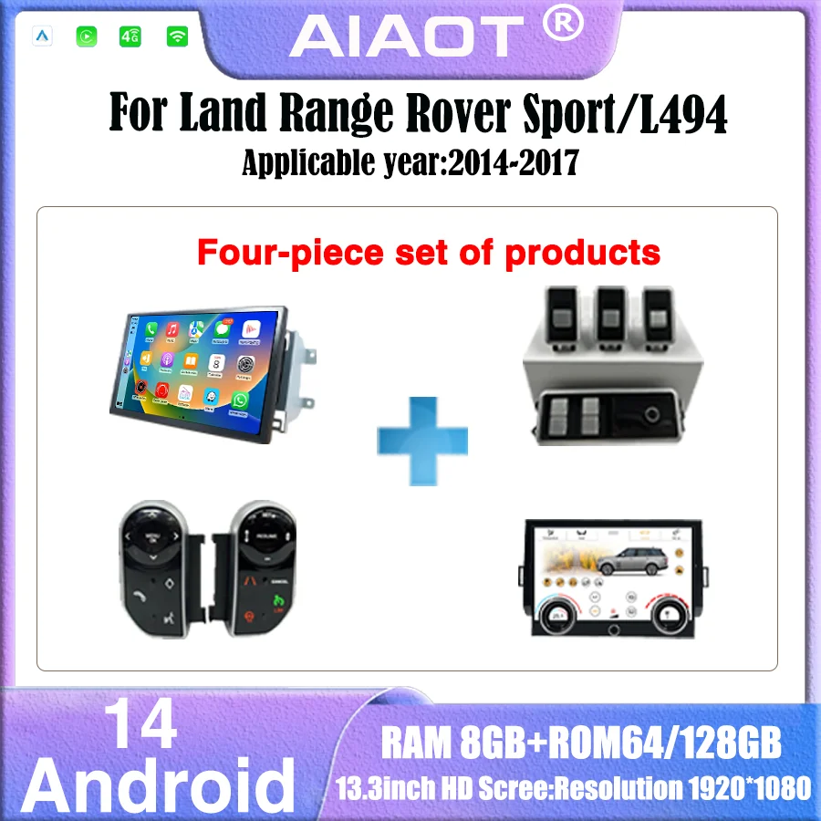 Khadas Vim4 8Gb - Reproductor Multimedia Carplay Android14 de 13.3