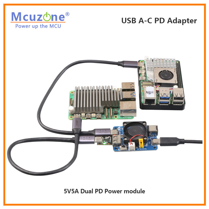 Adaptador PD Raspberry Pi5 USB - Banana Pi Bpi-M5 reseña y precio