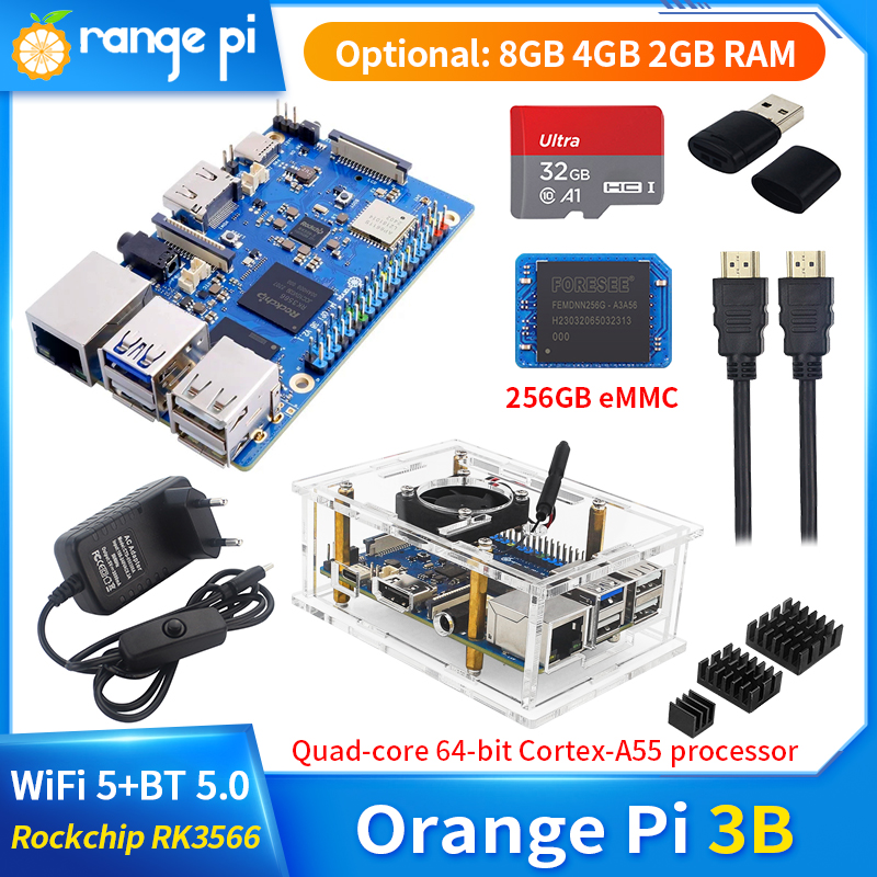 Orange Pi 3B 8GB 4GB 2GB Ram R - Khadas Vim4 8Gb reseña y precio