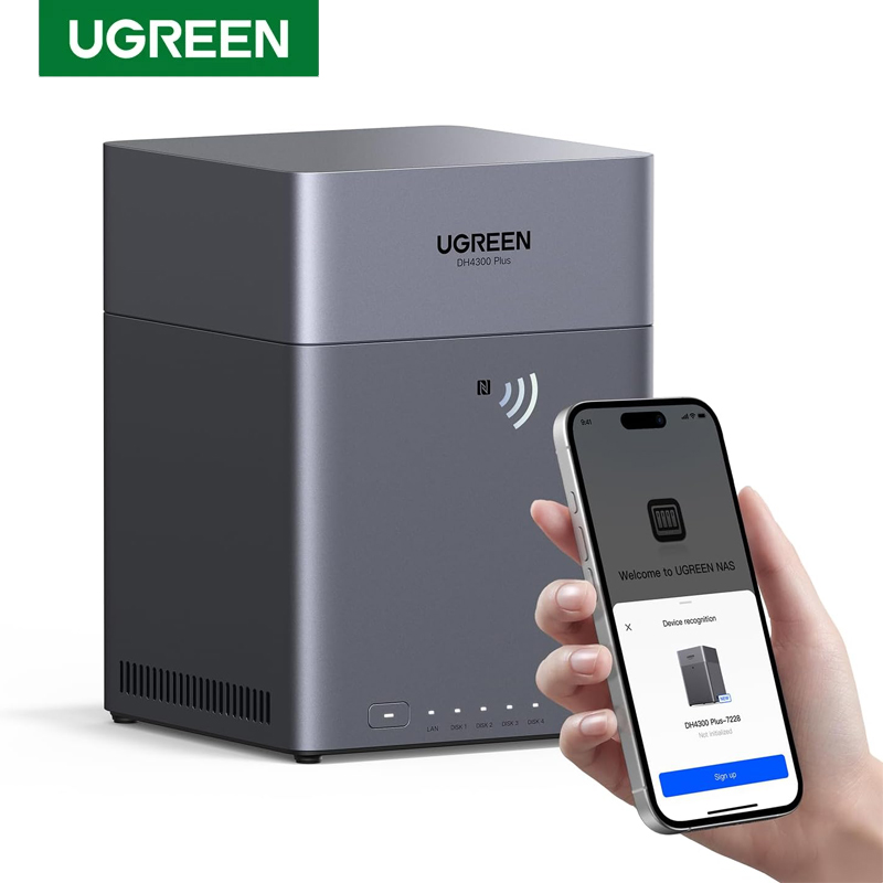 UGREEN NAS DH4300 Plus NAS de  - Khadas Vim4 8Gb reseña y precio